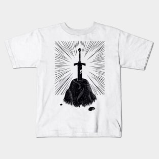 Excalibur of King Arthur Kids T-Shirt